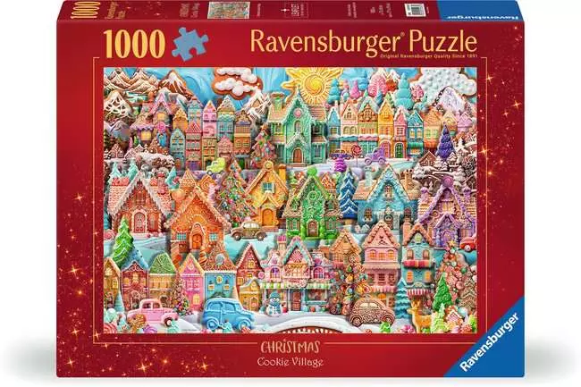 Casse-tête Ravensburger - Noël au village des cookies - 1000 pièces