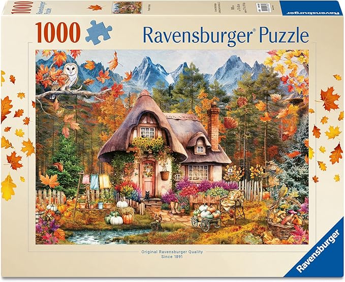Casse-tête Ravensburger – Cottage de citrouilles – 1000 pièces