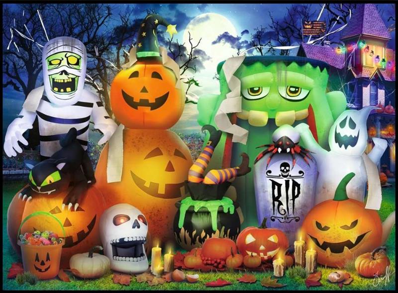 Ravensburger Puzzle – Spooky Fun – 100 XXL Pieces