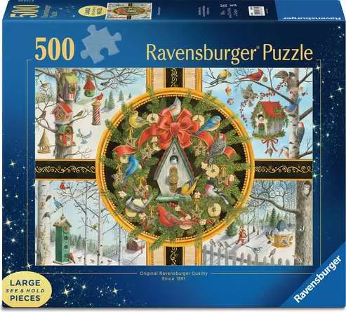 Casse-tête Ravensburger - Le chant de Noël des oiseaux - 500 pièces XXL