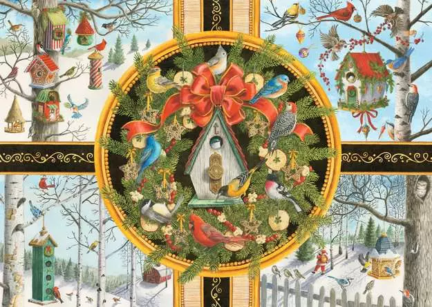 Casse-tête Ravensburger - Le chant de Noël des oiseaux - 500 pièces XXL