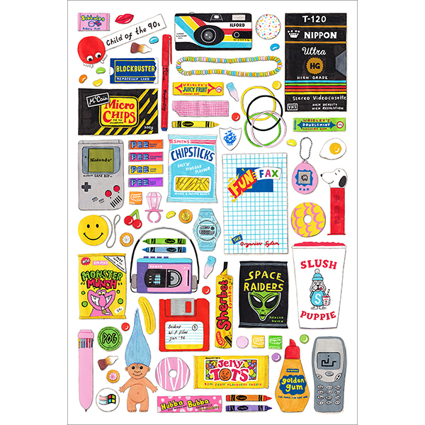 Happily Puzzle – In the 90’s by Holly Maguire – 1000 Pieces