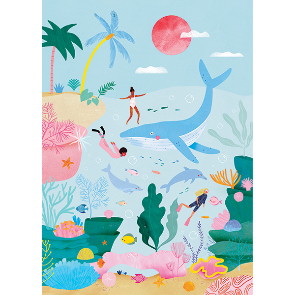 Casse-tête Holiyay - Ballet aquatique de Laura Lhuilier - 1000 pièces