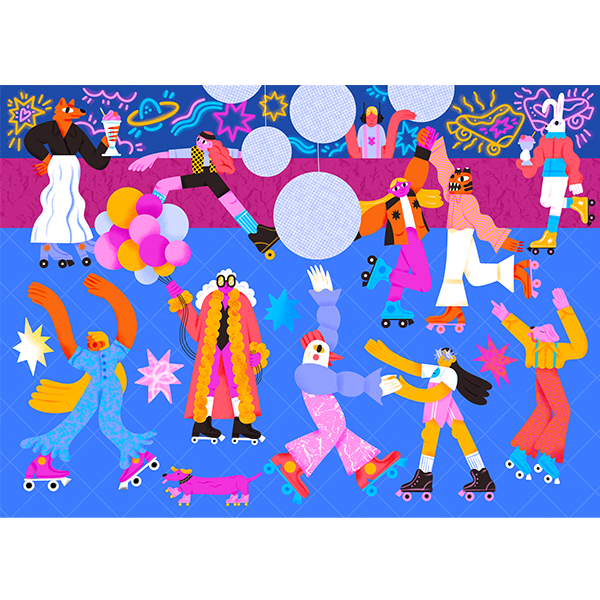 Holiyay Puzzle – Roller Diso by Barbora Keherova– 1000 Pieces
