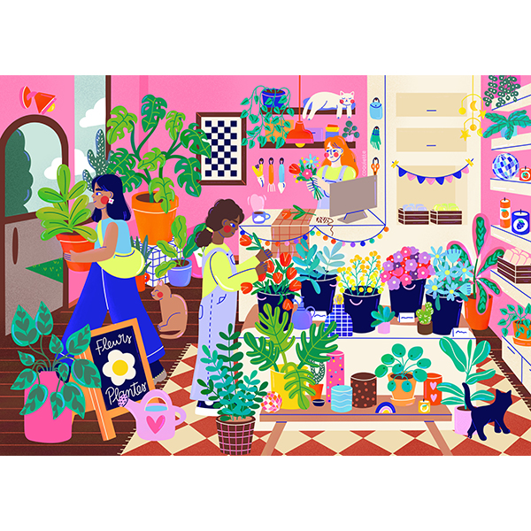Holiyay Puzzle – Plants & Flowers by Coquiette– 500 Pieces