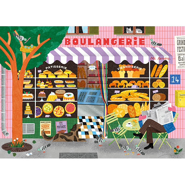 Casse-tête Holiyay - Matin doré de Carole Barraud - 1000 pièces