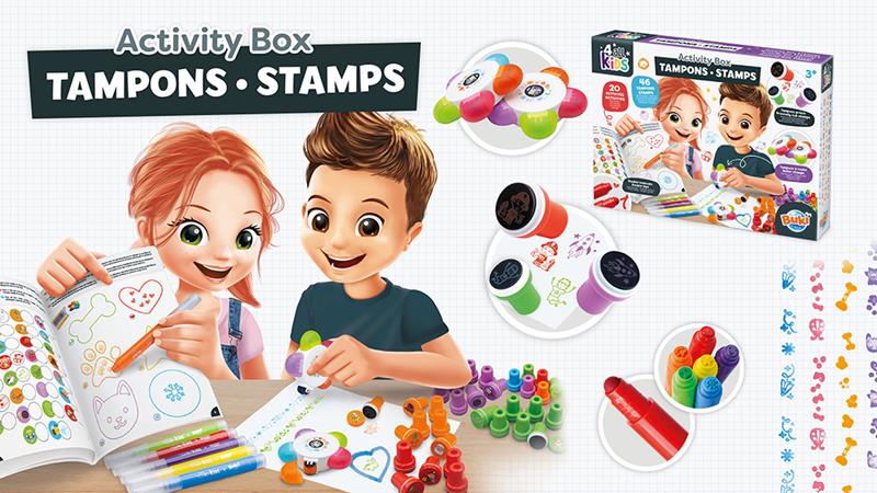 Buki France 4 all Kids - Activity Box - Stamps
