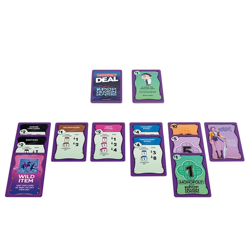 Monopoly Deal KPop Demon Hunters