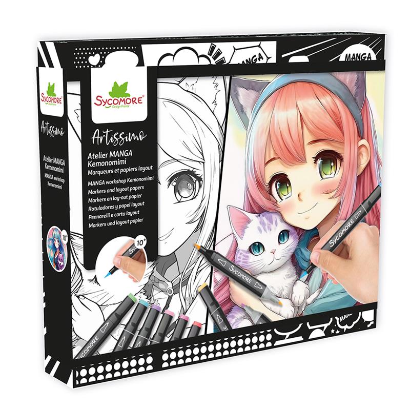 Artissimo- 10 Layout and Markers - Kemonomimi