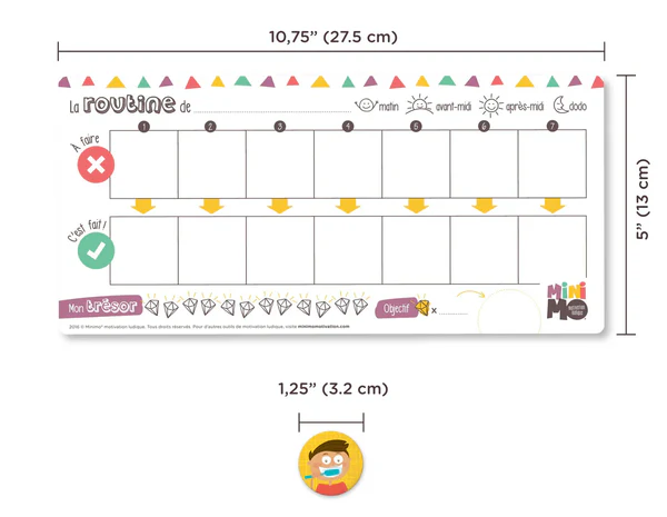 Mes activités quotidiennes (1 tableau)