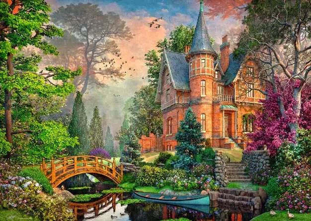 Casse-tête Ravensburger - Manoir Terracotta - 1000 pièces