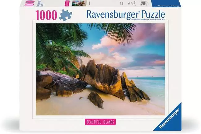 Casse-tête Ravensburger - Beautiful Islands : Les Seychelles – 1000 pièces
