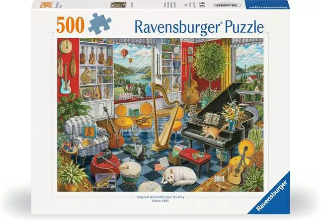 Casse-tête Ravensburger - La salle de musique - 500 pièces