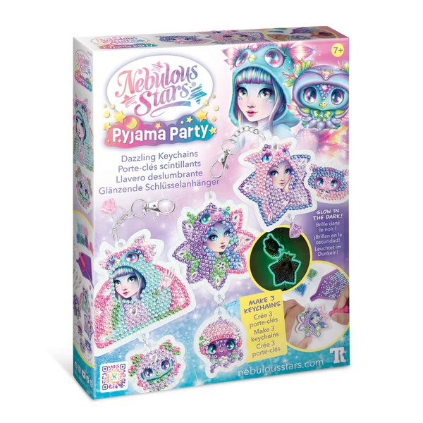 Porte-clé scintillants Nebulous Stars - Party Pyjama