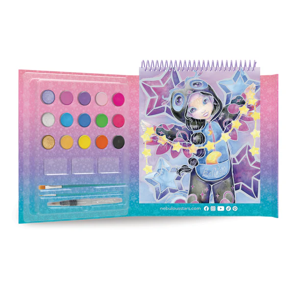 Nebulous Stars Magic Watercolour Book - Pyjama Party