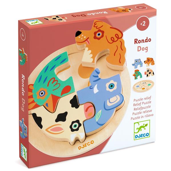 Casse-tête relief Djeco : Rondo Dog