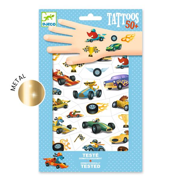 Tatouages temporaires Djeco - Bolides