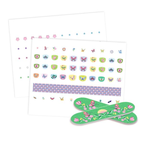 Collant à ongles Djeco - Papillons de printemps