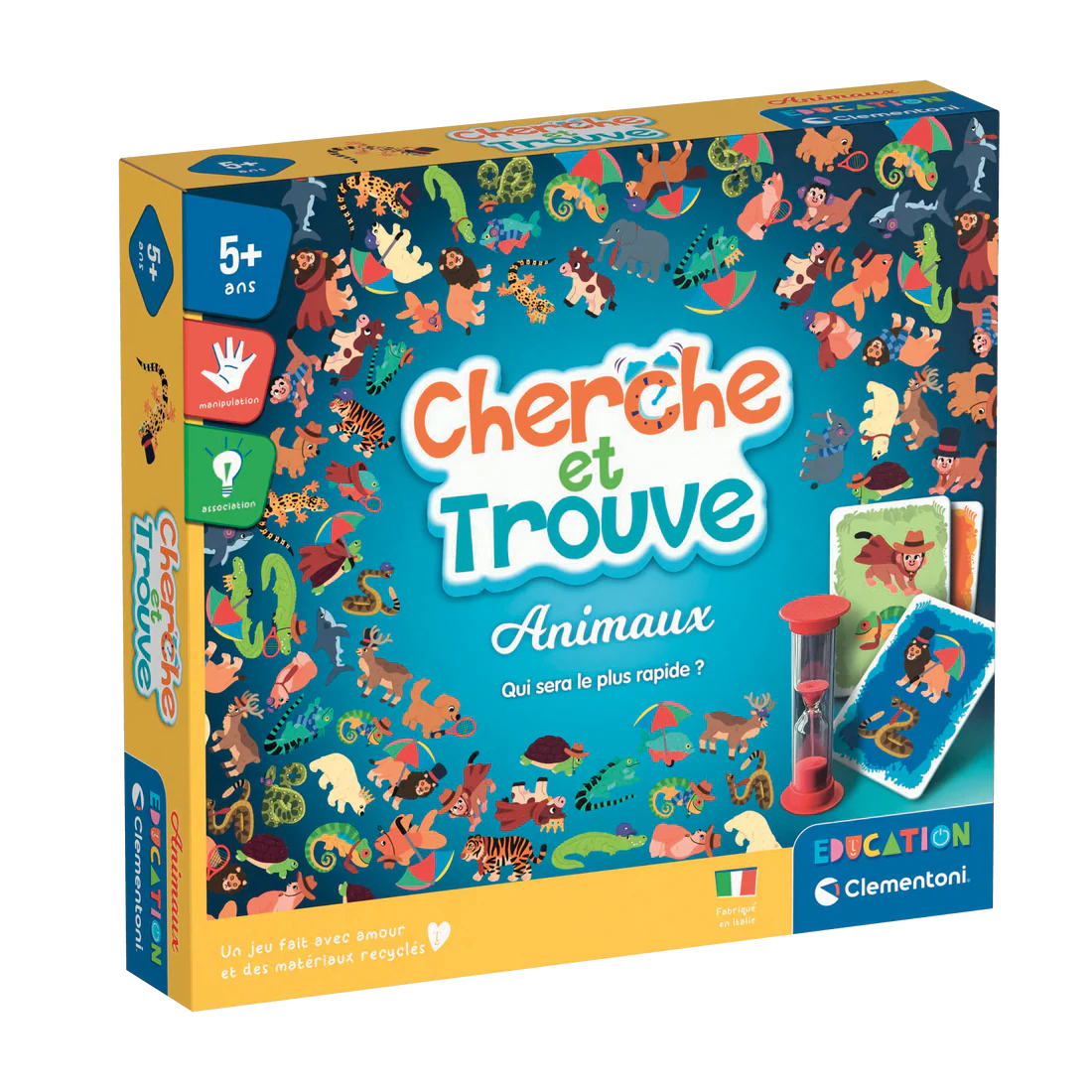 EDUCATION Clementoni : Cherche et trouve animaux