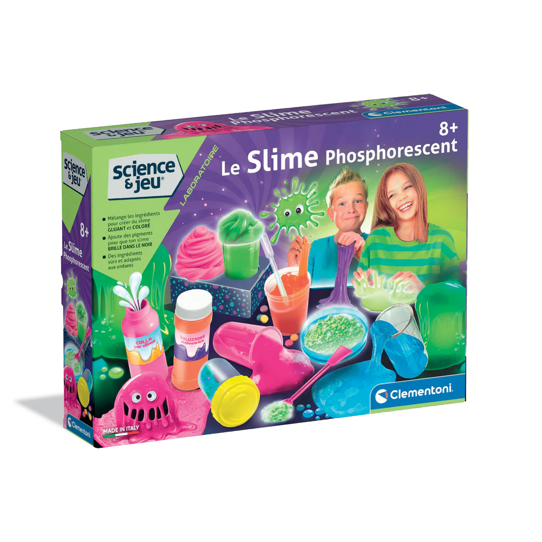 Clementoni Science & Play: Glow-in-the-Dark Slime