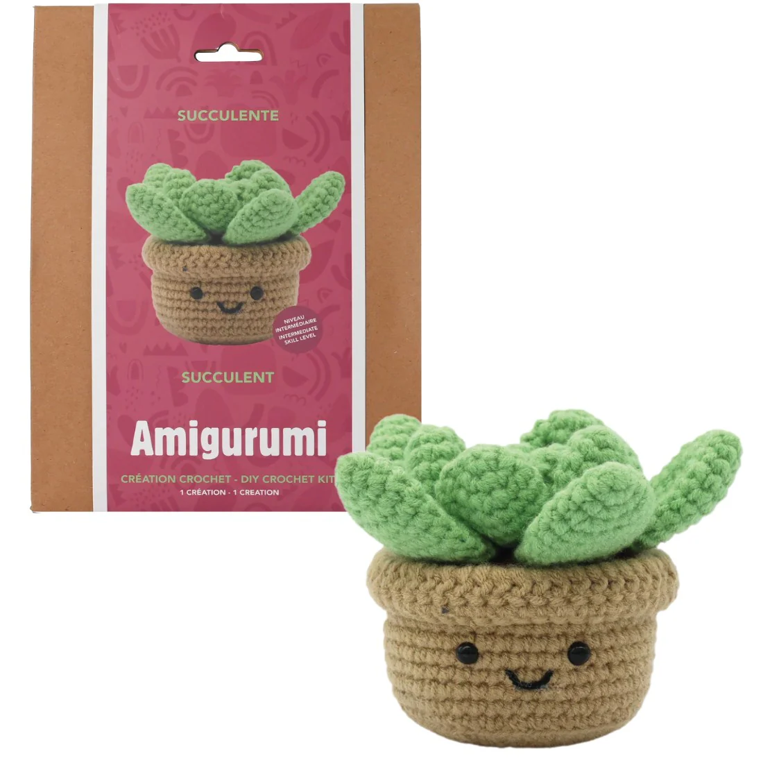 Kit DIY crochet - Succulente
