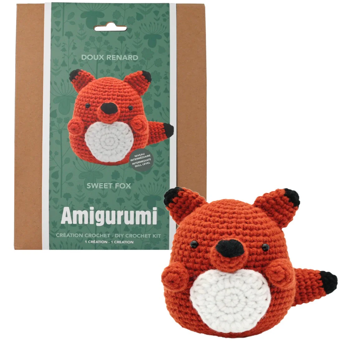 Kit DIY crochet - Doux renard