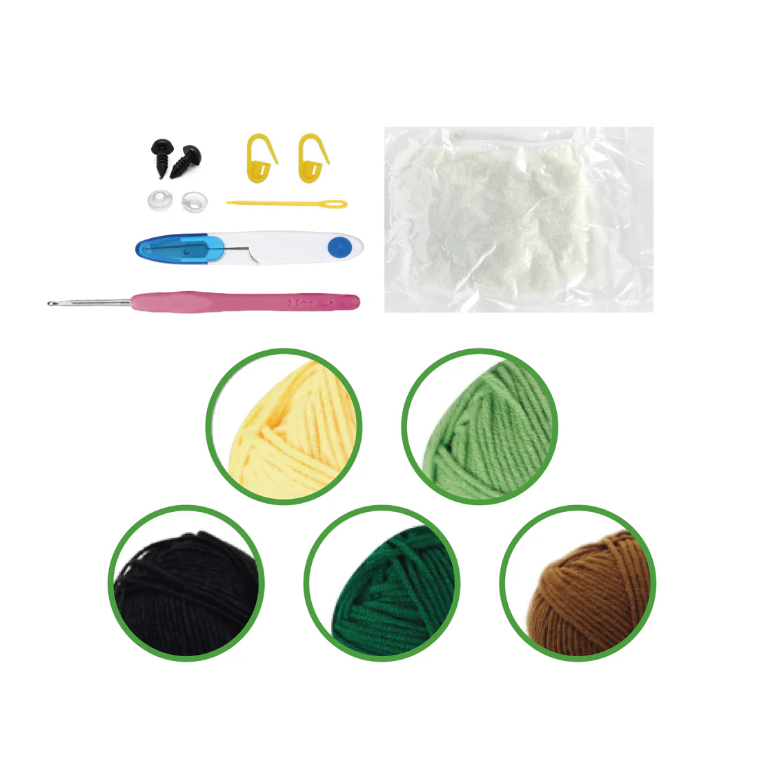 DIY Crochet Kit - Mini Broccoli