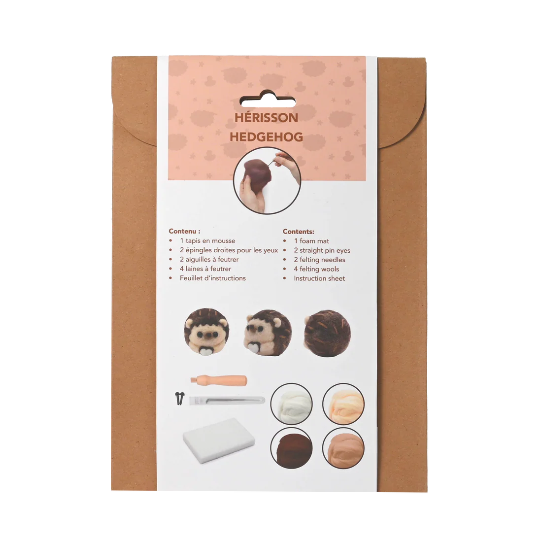 Kit DIY crochet - Hérisson