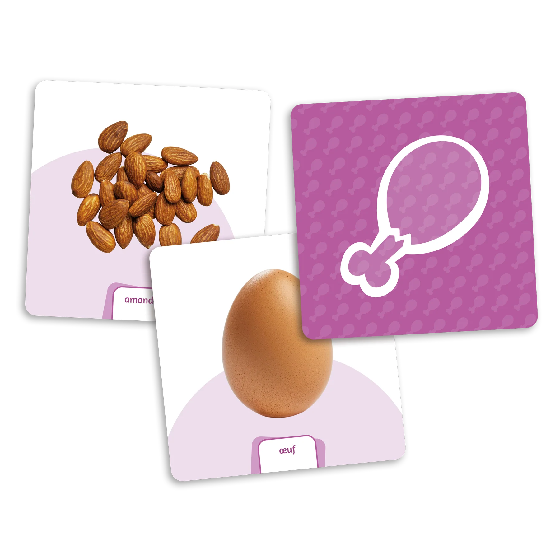 Placote - Dé des premiers mots : Aliments