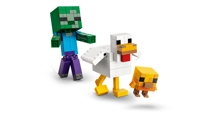 LEGO Minecraft - Poulet chevauché