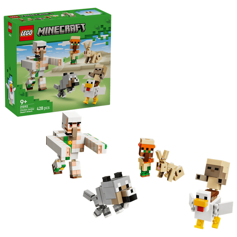 LEGO Minecraft - L'attaque du désert du Poulet chevauché