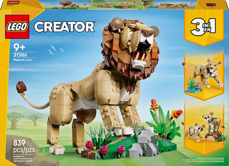LEGO Creator - Animaux sauvages : le lion majestueux