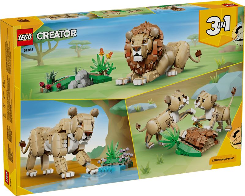 LEGO Creator - Animaux sauvages : le lion majestueux
