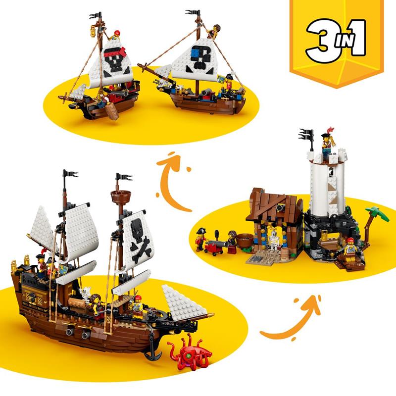 LEGO Creator - Le bateau pirate emblématique