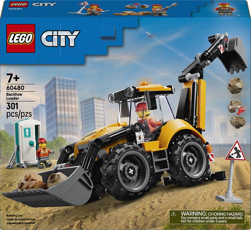 LEGO City - Le tractopelle jaune