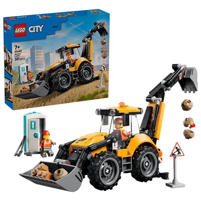 LEGO City - Le tractopelle jaune