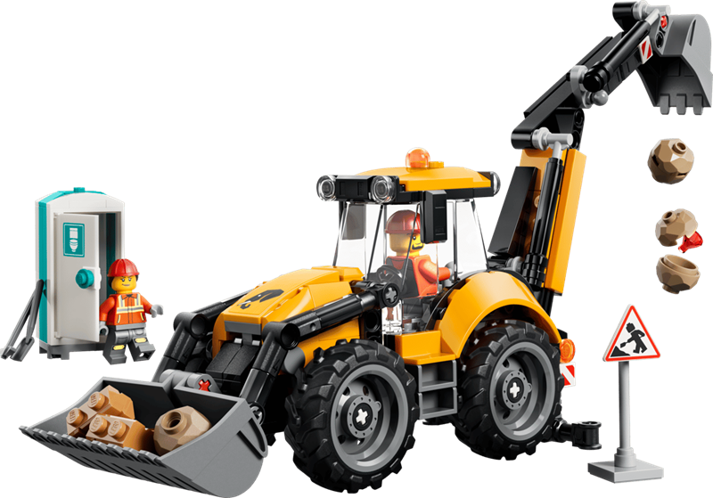 LEGO City - Le tractopelle jaune
