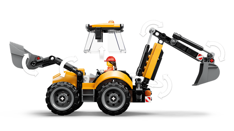 LEGO City - Le tractopelle jaune