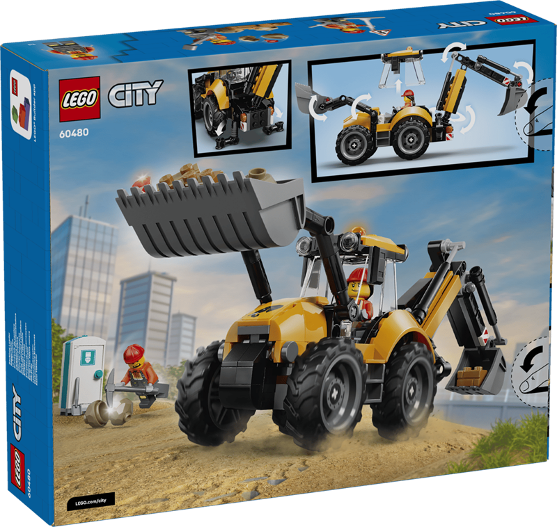 LEGO City - Le tractopelle jaune