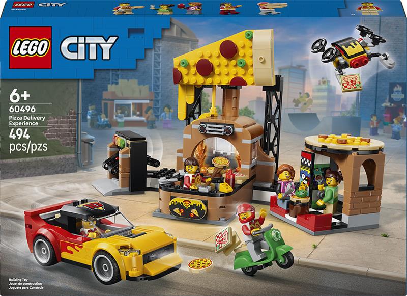 LEGO City - La pizzeria et ses véhicules de livraison