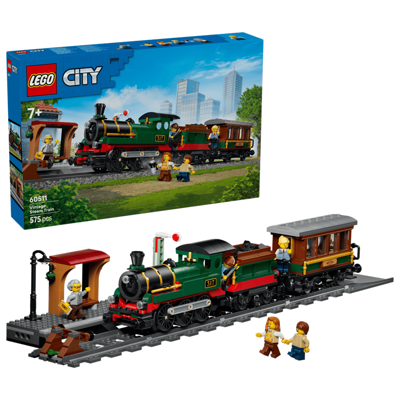 LEGO City - Le train à vapeur ancien