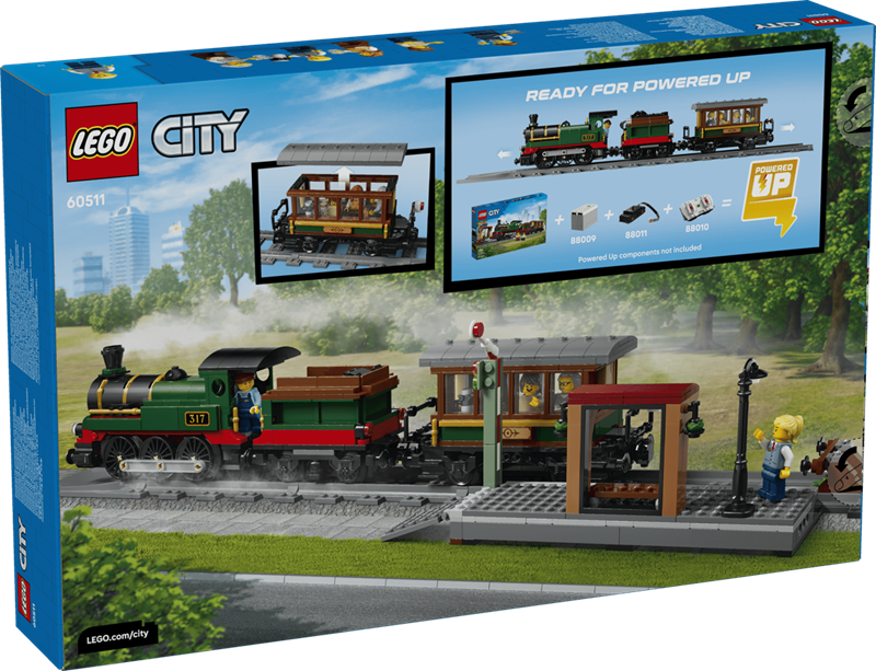LEGO City - Le train à vapeur ancien