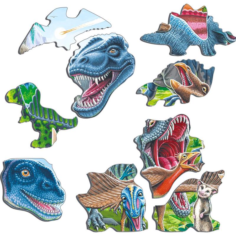 Casse-tête Larsen - Dinosaures joyeux - 43 pièces