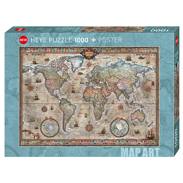 Heye Jigsaw Puzzle - Retro world