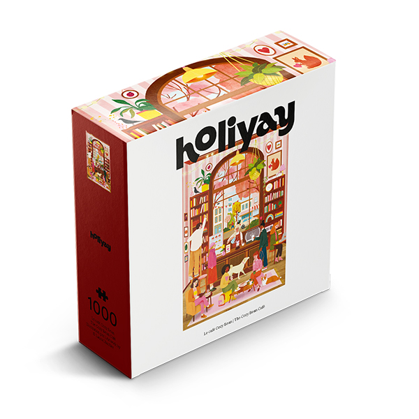 Casse-tête Holiyay - Le café cosy de Laura Lhuilier - 1000 pièces