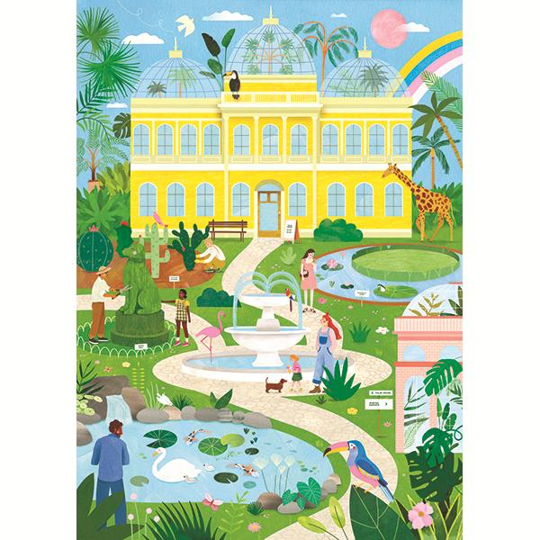 Casse-tête Holiyay - Le jardin botanique de Laura Lhuilier - 1000 pièces
