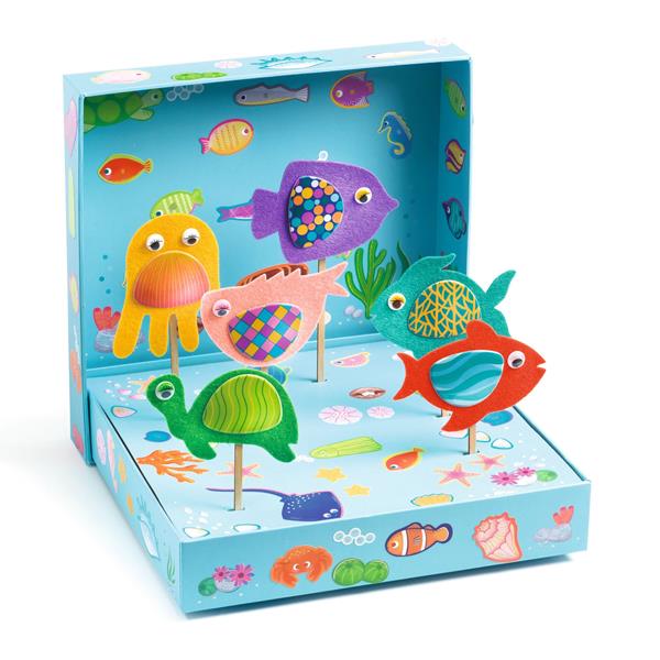 Collages Djeco - Joyeux aquarium