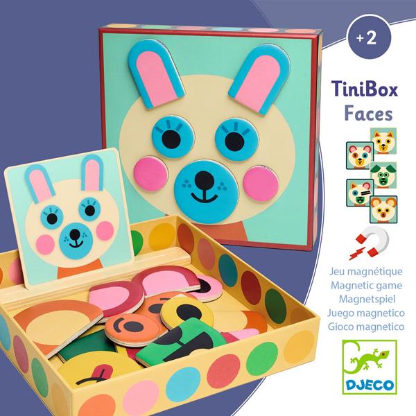 Djeco jeux magnétique TiniBox - Visages