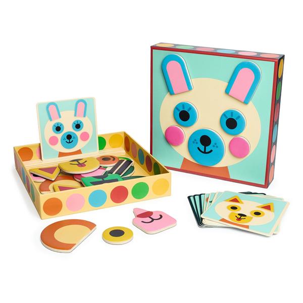 Djeco jeux magnétique TiniBox - Visages