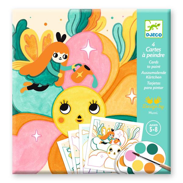 Cartes à peindre Djeco - Jardin Féérique